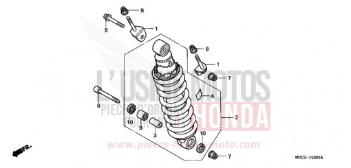 AMMORTIZZATORE POSTERIORE CB1100SF1 di 2001